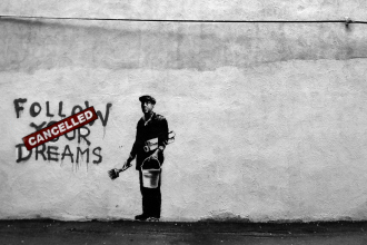 Banksy: Follow Your Dreams / Cancelled
